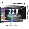 22inch 474mm*297mm Privacy Filter Screen Protector Protective Film for 22inch 16:10 Aspect Ratio