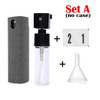 2 In 1 Phone Screen Spray Bottle Portable Tablet Mobile PC Screen Cleaner with Microfiber Cloth Set Cleaning Sanitizing Tool