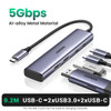 UGREEN USB3.0 HUB Type C to 4 Ports USB HUB 5Gbps USB3.0 Adapter For Macbook Pro Air M1 PC Laptop Accessories USB C HUB Splitter