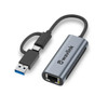 Wavlink 2500Mbps USB C 2.5G External Ethernet Gigabit Adapter Type C to Network Card RJ45 LAN 2.5Gbps USB 3.0 Converter Laptop