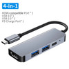 USB C Hub 11 in 1 Type C To 4K HDMI-compatible Adapter with RJ45 SD/TF Card Reader PD Fast Charge for Notebook Laptop Computer