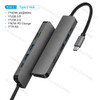 11 in 1 USB C 3.0 Hub Type C Laptop Adapter to 4K HDMI-Compatible VGA RJ45 Lan Ethernet SD/TF Card 87W PD Dock Station Splitter