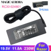 Genuine 230W RC30-024801 19.5V 11.8A AC Gaming Laptop Adapter For Razer Blade 15 GTX1070 RZ09-03006E92 RX09-02878E92 3Holes