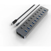 Smart 10 Ports Usb 3.0 Adapter Charging Pc Laptop Type C Data Transfer Rates Of Up To 5Gbps Docking Station Usb Hubs