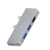 USB C Hub for Microsoft Surface Pro X Pro 8 Pro 9 Type-C Dock Adapter USB 3.0 HDMI Compatible TF SD Card Reader Docking Splitter