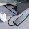 11 in 1 USB C HUB Laptop Docking Station for Dell HP MacBook Pro Type C Dock HDMI PD 3.0 USB RJ45 VGA PD AUX TF/SD Card Reader