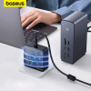 Baseus 8K@30Hz Docking Station 17-Port USB C Hub Ultra Four-Screen Multifunctional USB HUB Laptop Accessories for Macbook Pro