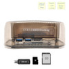 Hard Drive Docking Station All in One High Speed USB 3.0 Double Sata Adapter TFSD Card Reader HDD Duplicator Cloner External Box