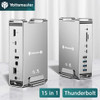 Yottamaster Thunderbolt 3 Hub USB C Dock Station PD 60W Charging 8K 4K Video Multi USB3 Port Docking for Surface Macbook Laptop