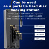 Blueendless 4k 60hz Aluminum 8 in 1USB C HUB with SSD Card Type c Charging RJ45 LAN Docking Station USB 3.0 Hub for Laptop