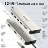 Wavlink USB-C Docking Station Triple Display USB C HUB 4K 60Hz Type C to HDMI DP RJ45 USB3.0 Adapter For Laptop Windows MAC OS