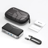 Yottamaster HDD Docking Station with M2 SSD Enclosure USB C 10Gbps PD 100W RJ45 SD/TF 4K 10 in 1 Dock Station for Laptop Macbook