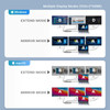 USB C Docking Station Dual HDMI VGA Ethernet SD TF 100W PD Triple Display Type C Hub Laptop Dock for Thunderbolt 4/3 MacBook HP