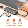 USB C Docking Station Dual HDMI VGA Ethernet SD TF 100W PD Triple Display Type C Hub Laptop Dock for Thunderbolt 4/3 MacBook HP