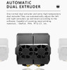 QIDI TECH I-fast 3D Printer Large Size Dual Extruder with Extra a Set of High Temperature Extruder PC Nylon Carbon Fiber