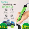SUNLU 3D Printing Pen SL-300 intelligent 3D Pen For Christmas Gift Child Intelligent 3D Pen Drawing Fast Shipping 3D Pens Set