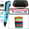 3D Pen for Children,3D Printing Pen with LCD Display,with Power Adapter Suitcase PLA Filament,Christmas Birthday Gift for Kid's