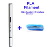 3D Printing Pen Draw D7 Printer LCD Screen Temperature Control PLA 1.75mm Filament RP900A Super Slim for Kids Birthday DIY Gifts