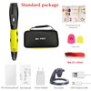 3D Printing Pen DIY 3D Pen USB Output 1.75mm PLA Filament 3D Pencil Drawing Pens With Carrying Case for Kids Special Gift