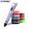 Myriwell 3D Pen LED Display 2nd Generation 3D Printing Pen With 100M PLA Filament Arts DIY Pens For Kids Drawing Tools