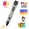 Dikale 3D Printing Pen Drawing Pen USB Charge Three D Printer Pencil Bonus Stencils Filament eBook for Kid Adult Creativity Gift