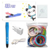 QCREATE Low Temperature 3D Printing Pen Includes 100 Meters 20 Colors 1.75mm PCL Filament