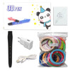 QCREATE Low Temperature 3D Printing Pen Includes 100 Meters 20 Colors 1.75mm PCL Filament