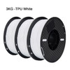 3Rolls PLA PETG ABS TPU Filament 3D Printing 1.75mm PLA Material Eco-Friendly Good Tougness for FDM 3D Printers 3d pen Filament