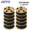 JAYO 3D Printer PLA/PETG/ABS Filament 1.75mm+/-0.02mm 10 Rolls 3D Printing Circulate Materials non-toxic for 3D Printer&3D Pen
