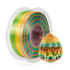 Tricolor 3D Printer Filament Silk PLA 3 Color for 3D Printing Plastic Materials 1.75mm 1KG Rainbow Spool No Bubble Multicolor