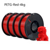 3D Printer Soft TPU Filament PETG Filament 3D Printing Plastic Material 1.75mm No Bubble 2KG 4KG Spool 5.8bls/11.6bls