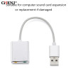 Portable 7.1 External USB Sound Card Jack 3.5mm USB Audio Adapter Earphone Micphone Sound Card For Macbook Computer Laptop PC