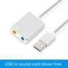 Portable 7.1 External USB Sound Card Jack 3.5mm USB Audio Adapter Earphone Micphone Sound Card For Macbook Computer Laptop PC