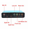USB 6 Channel 5 1 7 1 Surround External Sound Card PC Laptop Desktop Tablet Audio Optical Adapter Card
