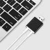 External USB Sound Card USB to 3.5mm Jack USB Audio Adapter Earphone Microphone for Macbook Computer Laptop PC