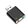 External USB Sound Card USB to 3.5mm Jack USB Audio Adapter Earphone Microphone for Macbook Computer Laptop PC