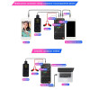 896F K9 Live Sound Card External Micro USB Headset Microphone Live Broadcast Sound Card for MobilePhone Computer PC