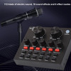 V8 Audio USB External Sound Card Headset Microphone Webcast Personal Entertainment Streamer Live Broadcast for PC Computer Audio