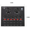 V8 Audio USB External Sound Card Headset Microphone Webcast Personal Entertainment Streamer Live Broadcast for PC Computer Audio