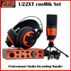 ESI U22XT cosMik Set Professional Studio Recording Bundle USB Sound Card Condenser Microphone Monitoring eXtra10 Headphone