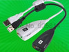 by dhl or ems 500pcs 5HV2 External USB Sound Card 7.1 Channel USB To 3D CH Virtual Channel Sound Track Audio Adapter