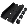 Mobile CPU Computer Tower Desktop Bracket with Rolling Caster Wheels Under Desk PC Tower Stand Holder Adjustable Computer Cases