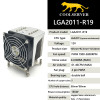 COOLSERVER R19 4U Server CPU Cooler 5 Heatpipes Desktop Case Silent Cooling Fan For LGA2011 2066 Workstation Computer Radiator