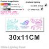 Chassis RGB Panel PC Case Shroud Customize ARGB DIY VGA Backplate Cabinet Cover Colorful AURA SYNC MOD Plate Computer Cases 5V
