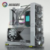 DIY Gamers Cabinet MOD ITX MATX PC Case Open Frame Aluminum Creative ATX Tower Desktop Gaming Computer Chassis Rack