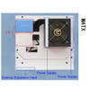 Side Transparent MATX Open Rack Mini ATX Case Handle Portable Water Cooler Computer Main Box Vertical Chassis Tower Gaming Case