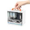 Horizontal MATX Chassis Portable K77AIR White ITX Mini ATX 135mm Tower Air Cooling Side Transparent Desktop Computer Gaming Case