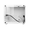 White Compact MATX Chassis Computer Case Side Transparent ITX Mini Desktop High Heat Dissipation SFX Power Supply PC Rack Tower
