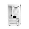 White Compact MATX Chassis Computer Case Side Transparent ITX Mini Desktop High Heat Dissipation SFX Power Supply PC Rack Tower