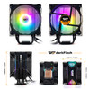 DarkFlash Computer Case CPU Cooler Radiator Aluminum 12V Processor Cooler CPU Cooling Fan ARGB for Intel 1151/1155/AM3/AM4 AMD